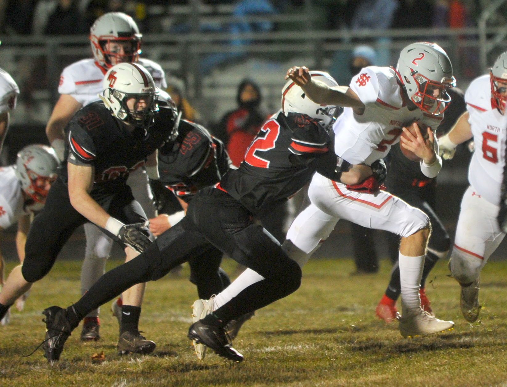 Class 3A second round football